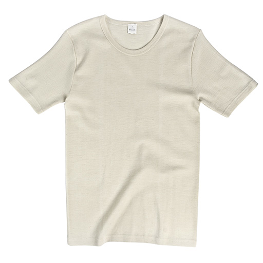 Hocosa Unisex Short Sleeve Shirt, Wool/Silk